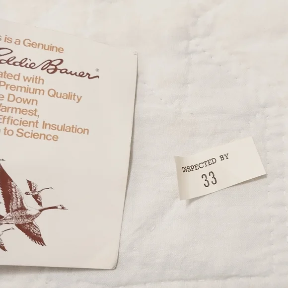 Vintage Eddie Bauer premium down puffer coat - Picture 10 of 11